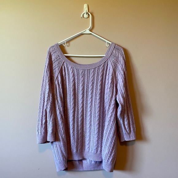 AE Cable Knit Sweater - Picture 3 of 3